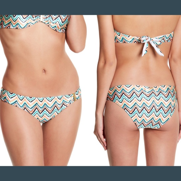 NWT A Che'‎ Winslet Print Hipster Bikini Bottom [SZ Small ] - Picture 1 of 8